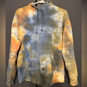 Hand tie dyed sweatshirt size large